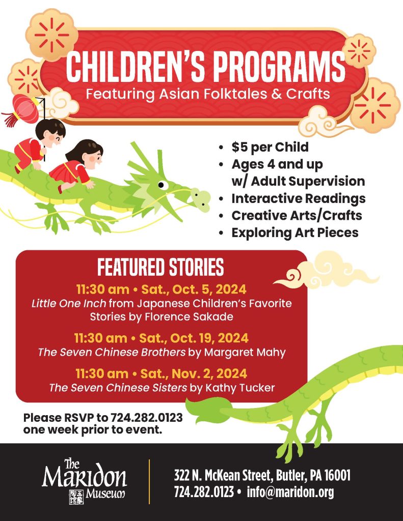 Children’s Programs Featuring Asian Folktales & Crafts