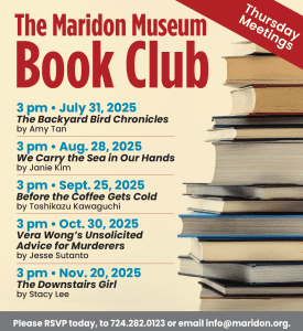 The Maridon Museum 2025 Book Club Titles