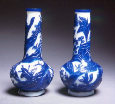 Peking Glass Vases