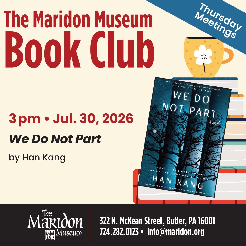 3 pm • July 30, 2026 We Do Not Part by Han Kang